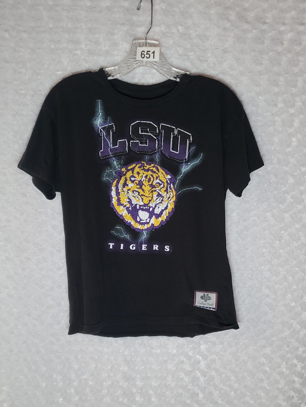 Mitchell & Ness Black T-shirt with White Logo M
